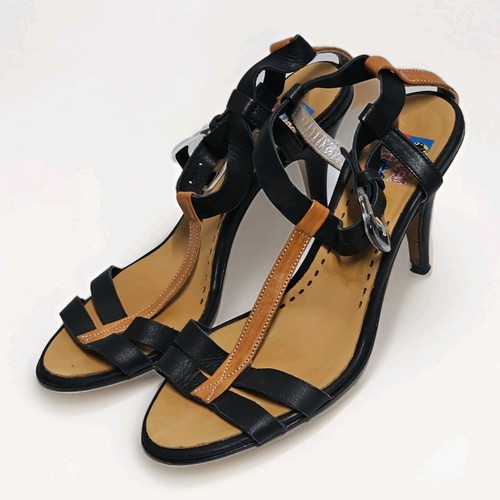 Strappy bar heels sandals 4 - strappy, t