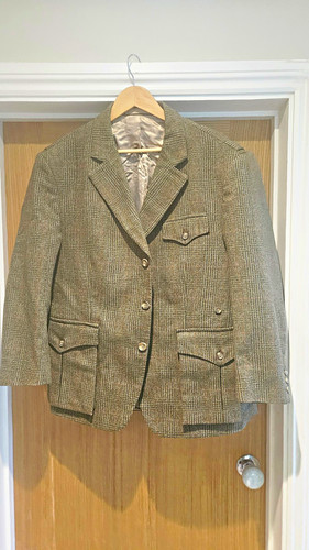 Men brown check - brown, tweed
