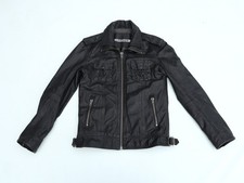 Superdry Leather Jacket Biker