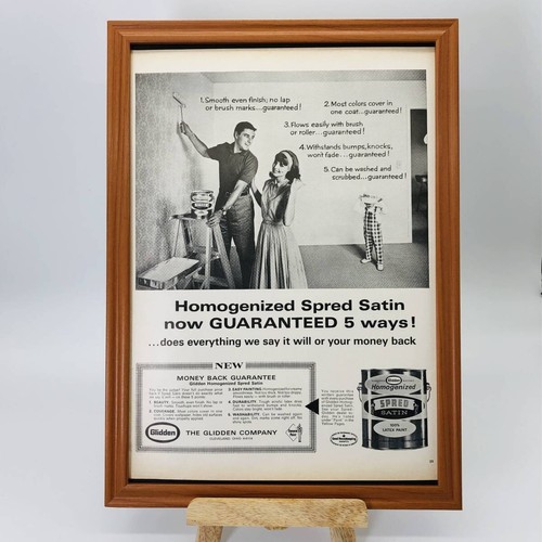 Advertisement 1960s framed - advertisement,