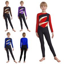 UK Kids Boys Metallic Unitard