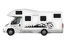 Graphics Mountain Forest Decal