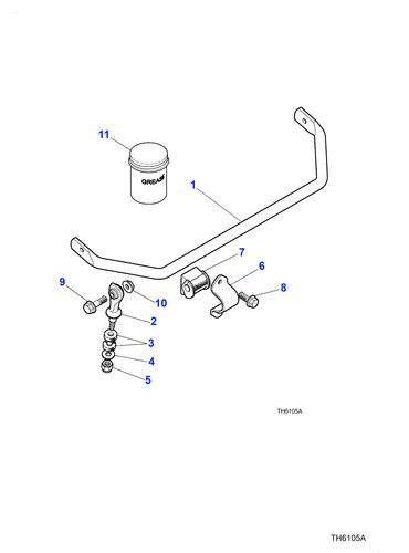Jaguar flange head - screw, xk8