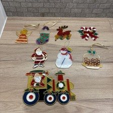 6 Vintage Stained Glass Window