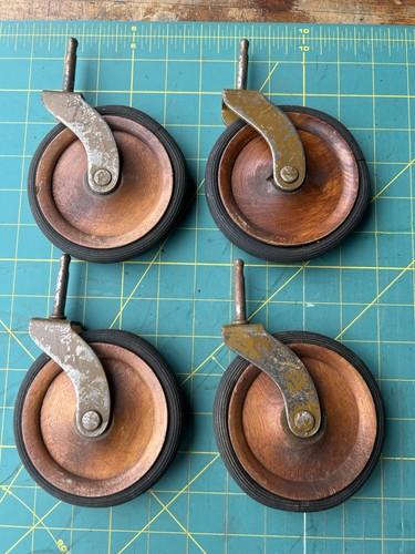 Set vintage wooden - of, 4