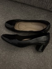 Pavers Size 5 Black Patent