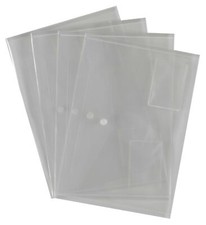 A4 Clear Document Wallets