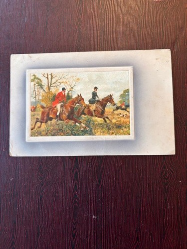 Postcard fox hunting male - postcard-fox, &