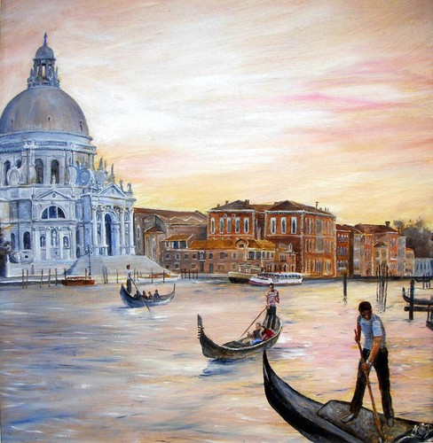 Gondolas santa maria della - gondolas,