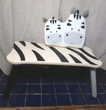 Zebra Bench Seat for Children