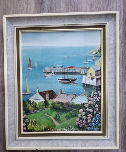 Mid county oil painting - county,