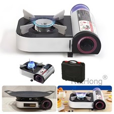 Portable Single Burner Gas Stove – Camping & BBQ Outdoor Cooker