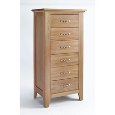 Cambridge Oak 6 Drawer