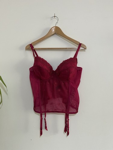 Camille pink lace bustier - camille,