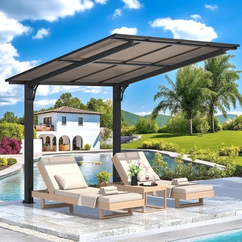 Hardtop lean pergola - lean-to, pergola,