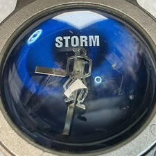 RARE Vintage collectible STORM  Silver Tone Blue Dial Quartz Watch 