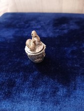 Beautiful Pewter Thimble With