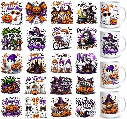 Halloween dtf transfer - uv,
