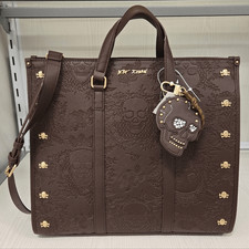 Betsey Johnson Brown Skull