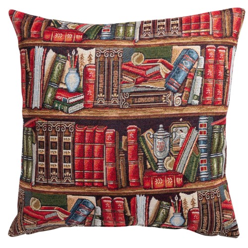 The library tapestry cushion - the,