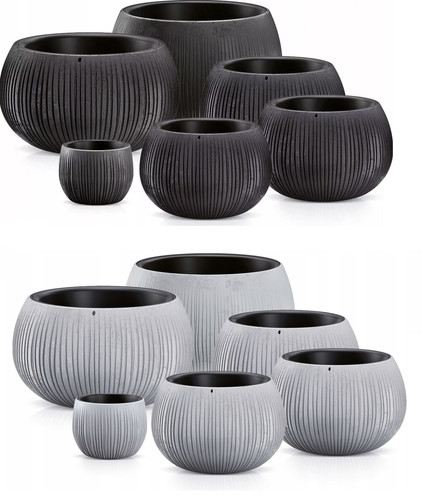 Beton effect bowl plastic - beton,