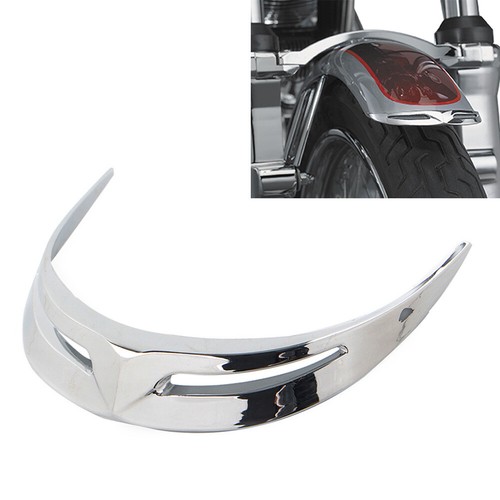 Chrome front fender tip trim - chrome,