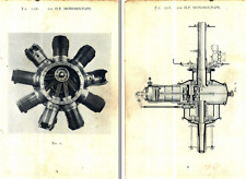 Gnome Monosoupape Aero Engine Manual archive 1918 WWI WW1 RARE et Rhône rotary