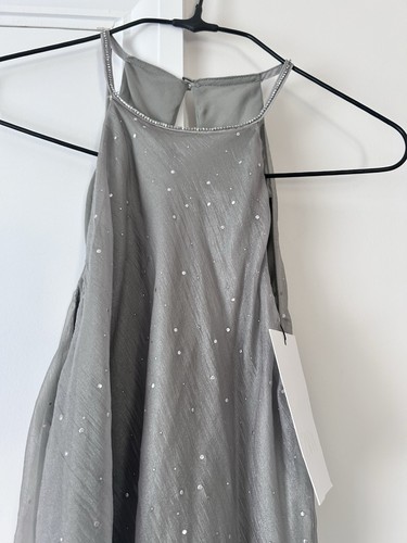 Zara silver halter - zara,