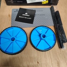 Amonax Convertible Ab Wheel Roller with Large Knee Mat for Core Abs Rollout Set