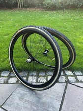 LOWMASS CT28-310 Cyclocross Tubular Wheelset. Challenge Tyres.