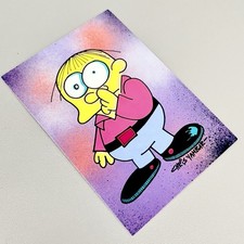 The Simpsons Vintage 2002 Art Trading Card Bongo Comics Rare Memorabilia Gifts