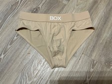 Box mens wear beige briefs