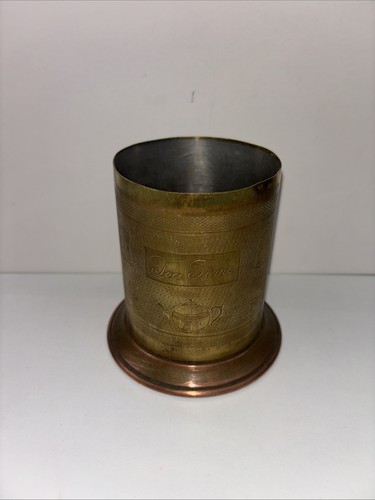 Vintage brass british tea - vintage,