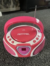 Pretty pink Cd/Radio Portable