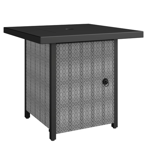 Propane gas fire - gas,