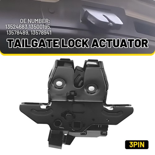 Rear tailgate boot - rear, lock