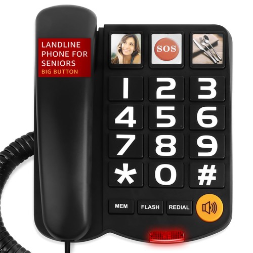 Uvital big button - button, landline