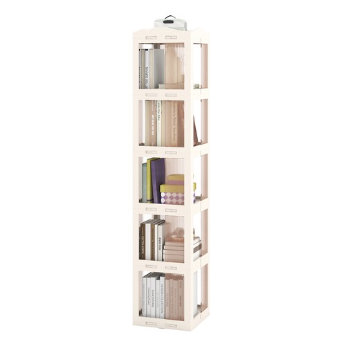 Spinning bookcase swivel - bookcase, w/swivel
