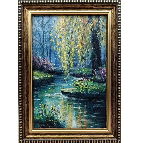 Weeping willow original oil - weeping,