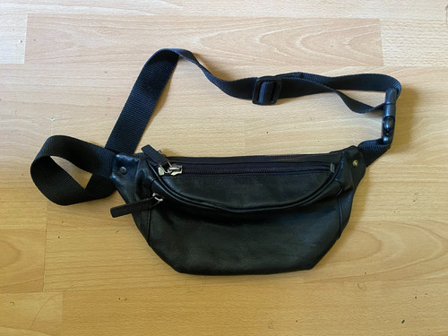 Monsac black money belt - black,