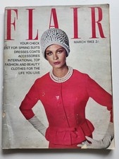 Vtg FLAIR magazine March 1963