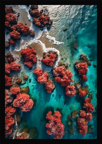 Epic tropical beach framed - epic,