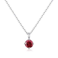Sterling silver july - sterling, (ruby)