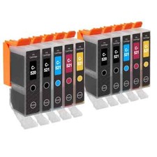 10 Ink Cartridges for Canon