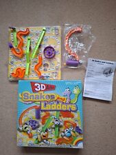 Snakes and Ladders 3D Ages 5+ Action Board Game 2 to 4 Players 