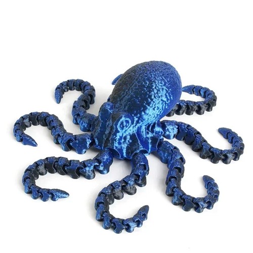 Printed octopus figurine - octopus,