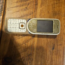 Nokia N7370 gold flip phone untested sold as seen rare 