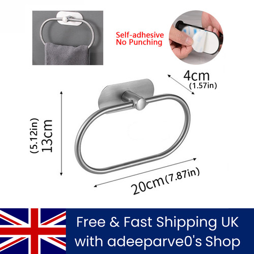 Bathroom towel ring rack - towel,