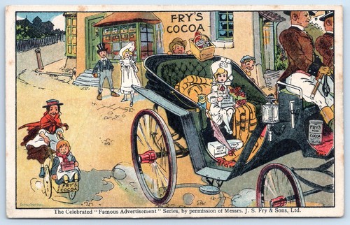 Advertising postcard fry s - advertising, fry's