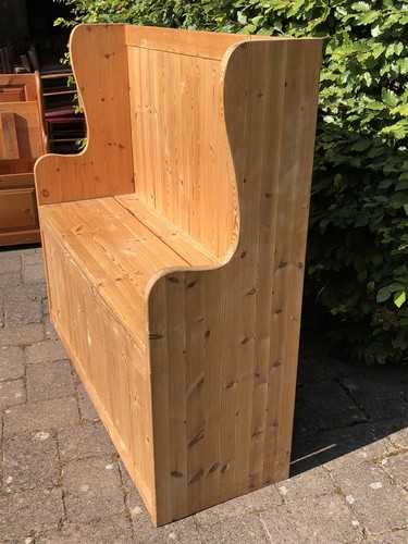 4ft monks bench storage pine - monks,